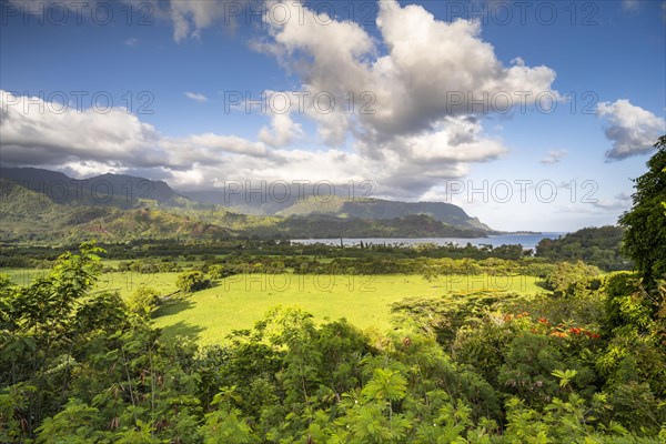 Blick ins Hanalei Valley