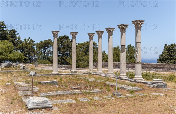 Ruins with columns
