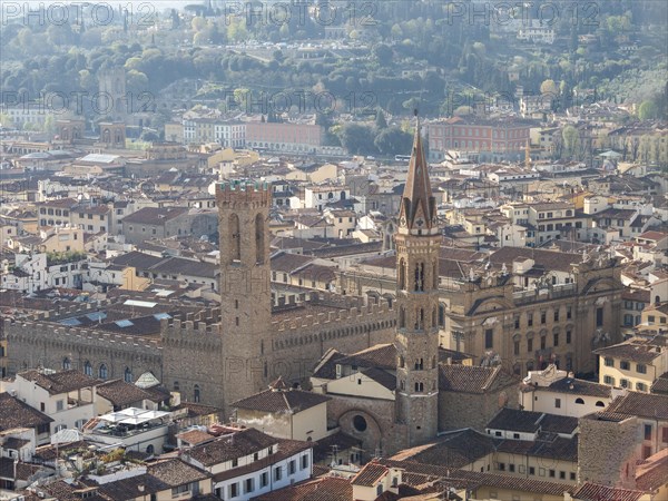 Stadtansicht von Florenz mit Badia Fiorentina
