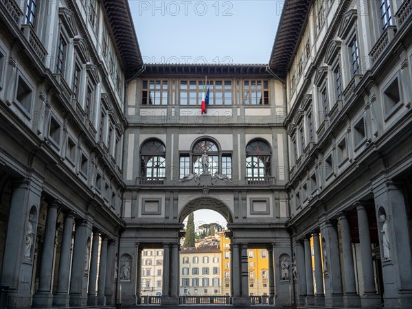 Uffizien am fruehen Morgen