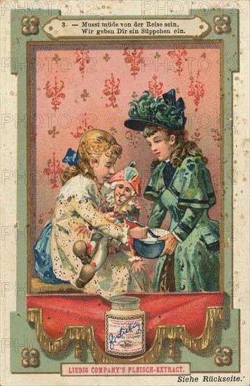 Picture series Children with presents