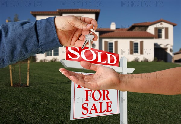 Handing over the keys to A new home