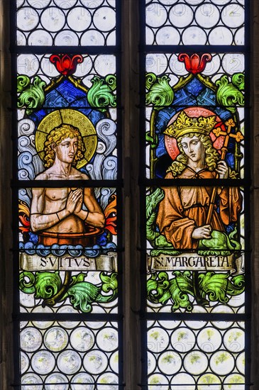 Colourful church window