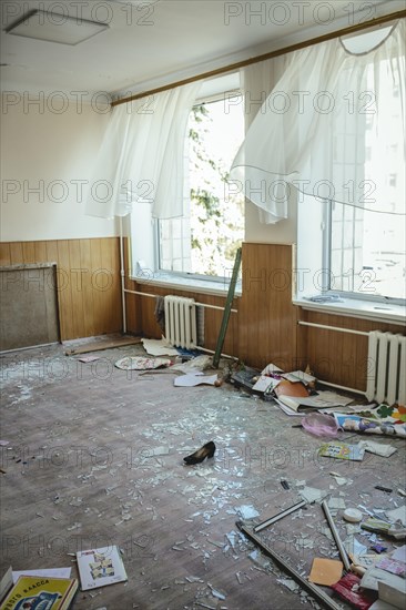 25th school destroyed by a Russian missile attack on 4 March at 9:30 h