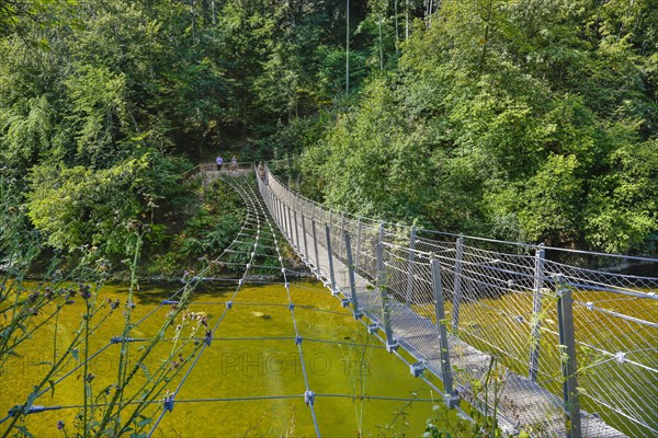Haengebruecke im Fuerstlichen Park Inzigkofen