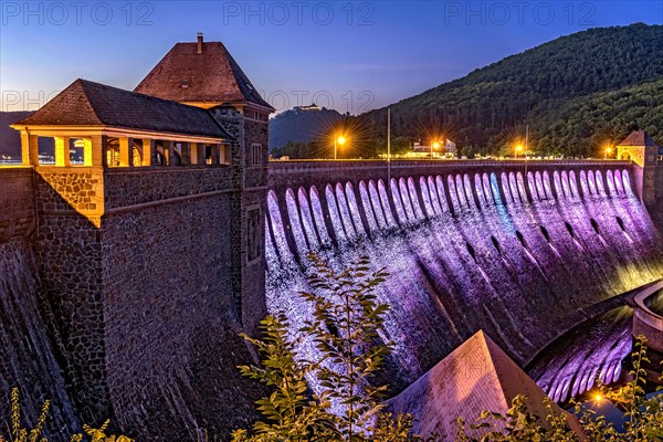 Dam in the evening light