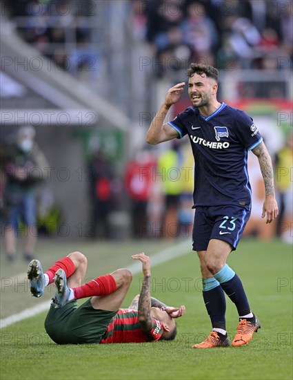 Nach Foul von Marco Richter Hertha BSC Berlin