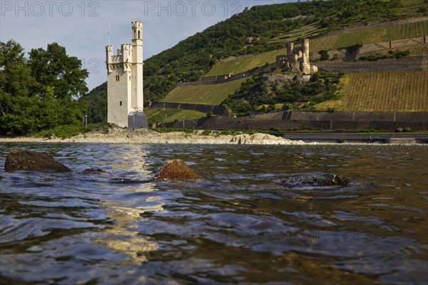 Bingen Maeuseturm and Ehrenfels Castle