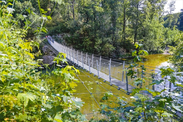 Haengebruecke im Fuerstlichen Park Inzigkofen