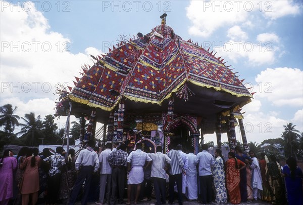Biggest temple chariot or car festival in Thiruvarur