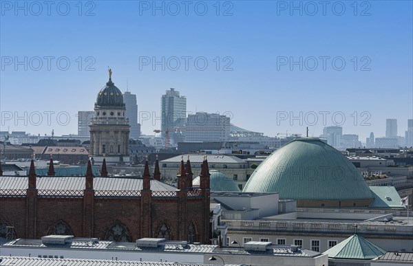 View from the roof terrace of the Stadtschloss to Friedrichwerdersche Kirche