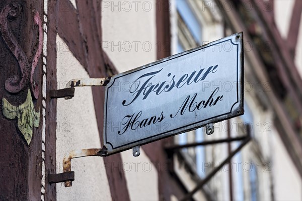 Altes Nasenschild