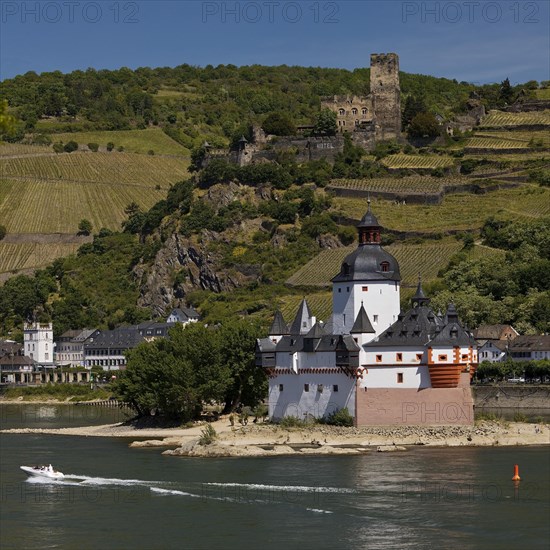 Gutenfels Castle and Pfalzgrafenstein Castle