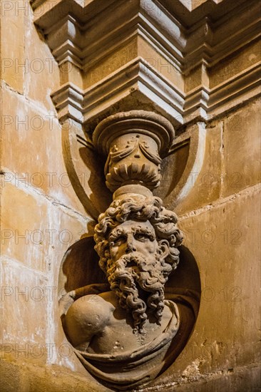 Sculptures in the sacristy of San Salvador