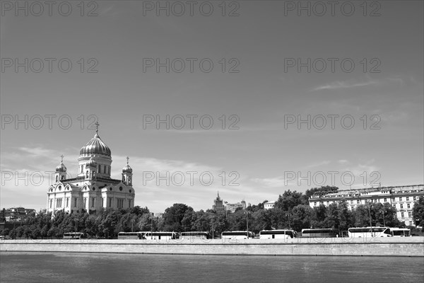 View of the Church of Christ the Saviour in Moscow
