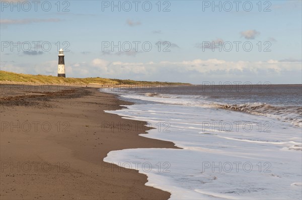 View of beach and 'new' lighthouse