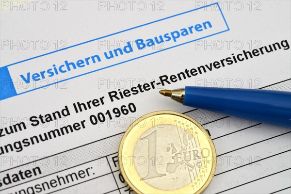 Riester pension insurance