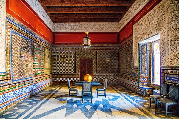 Coloured azulejos