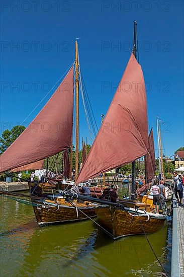 Zeesboote in the harbour