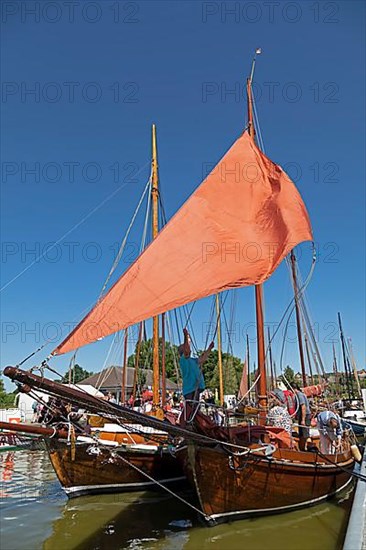Zeesboote in the harbour
