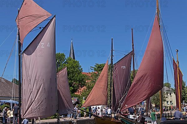 Zeesboote in the harbour