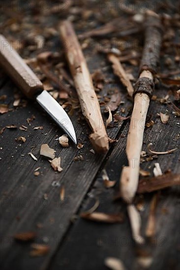 Carved crochet hook