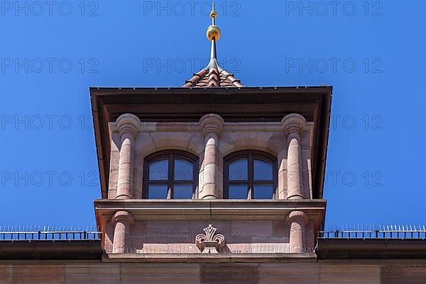 Historic roof extension of a residential house