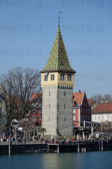 Mangturm at Lindau harbour on Lake Constance
