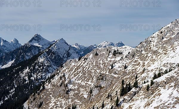 Lonely mountain valley