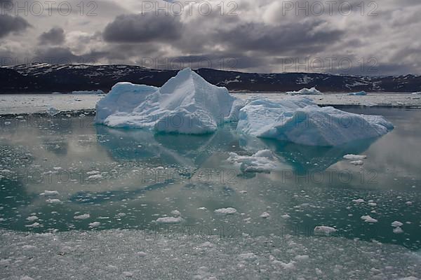 Ice chunks in Disko Bay