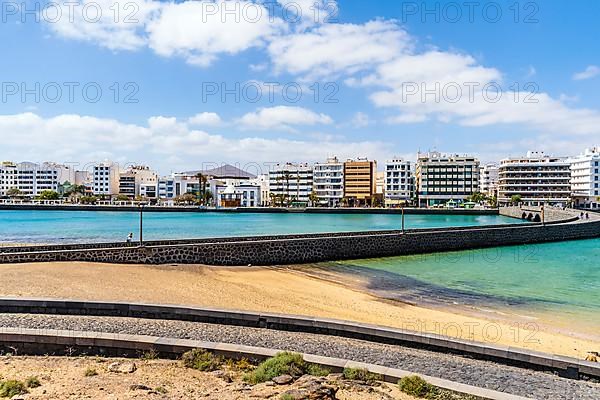 Arrecife cityscape seen from San Gabriel castle