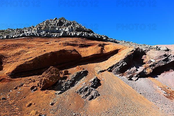 Landscape at the pass road to Roque de los Moschaschos
