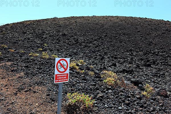Volcanic landscape near the volcano Teneguia at Cap Fuencaliente