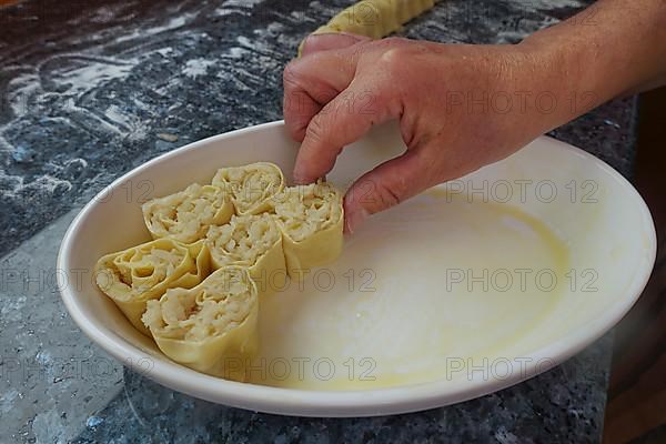 Swabian cuisine, preparation of Krautkrapfen