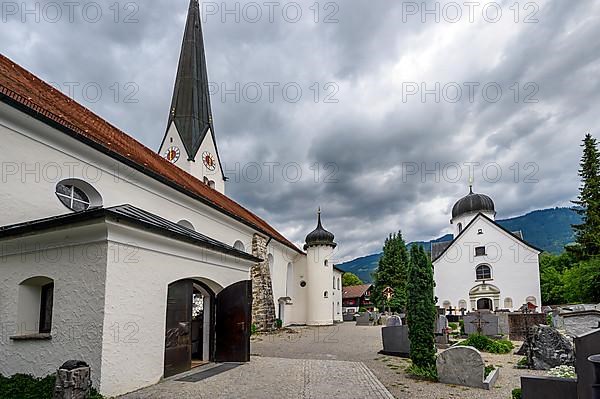 Parish Church of St. Verena and Pilgrimage Chapel "Our Lady of the Seven Sorrows" Fischen, Allgaeu