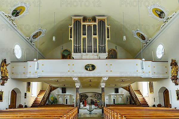 Organ loft, St. Verena Parish Church