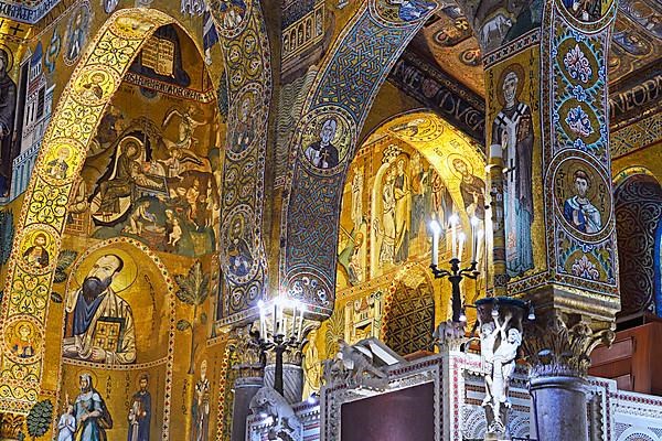 Cappella Palatina, close-up