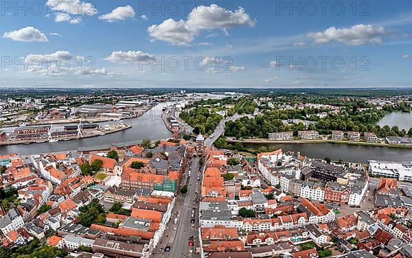 Drone shot, drone photo