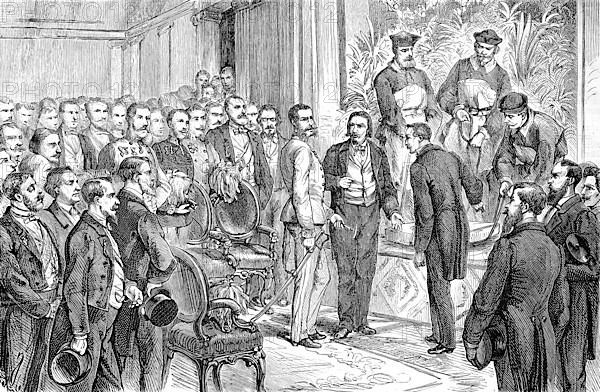 Official opening of the Kuenstlerhaus in Vienna, Austria