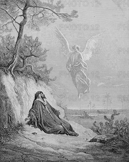 Prophet Elijah or Elijah and the Angel, Situations of the Bible