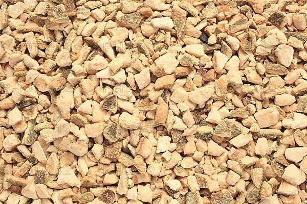 Dried curacao peel pieces, bitter orange