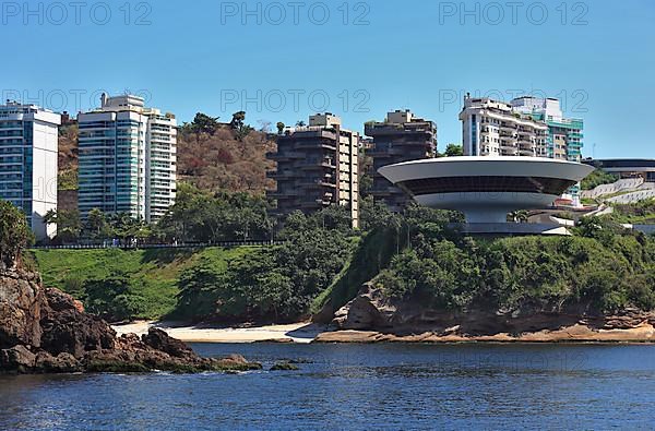 Museu de Arte Contemporanea de Niteroi, Museum of Contemporary Art in Niteroi in close proximity to Rio de Janeiro