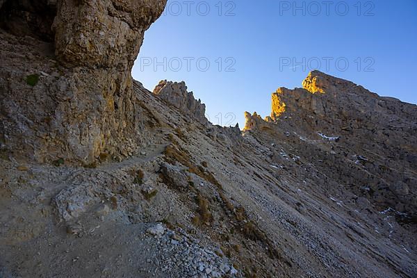 Denti di Terrarossa in Autumn, Seiser Alm