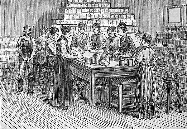 Thurber & Co canning factory in Moorestown, New Jersey