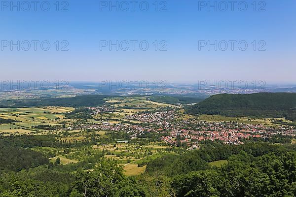 Rossberg, view from the Rossberg tower