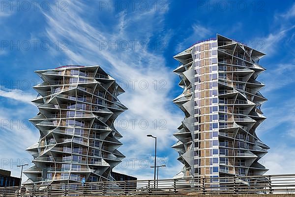 Kaktus Towers, two dramatically shaped residential towers