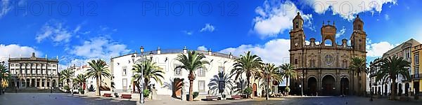The Santa Ana Cathedral in Las Palmas de Gran Canaria. Las Palmas, Gran Canaria