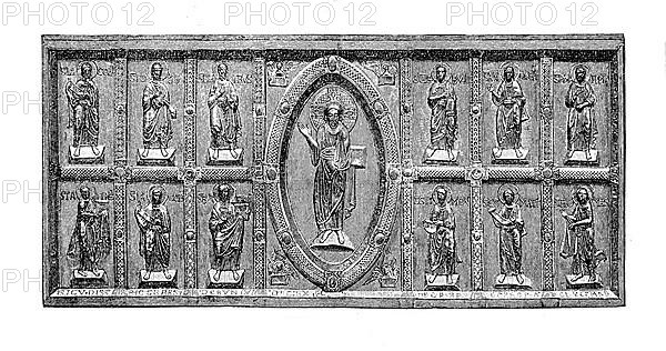 Liturgical devices of the Middle Ages, antependium