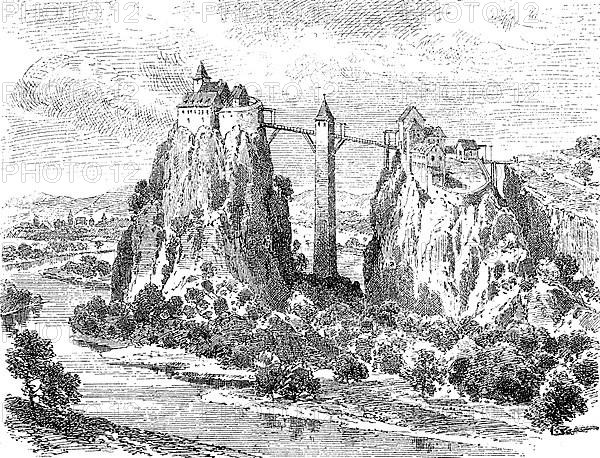 Wildenstein Castle, a castle complex built between 1200 and 1300 AD