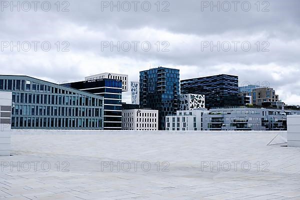 View from the roof of the Oslo Opera House, Operahuset Oslo